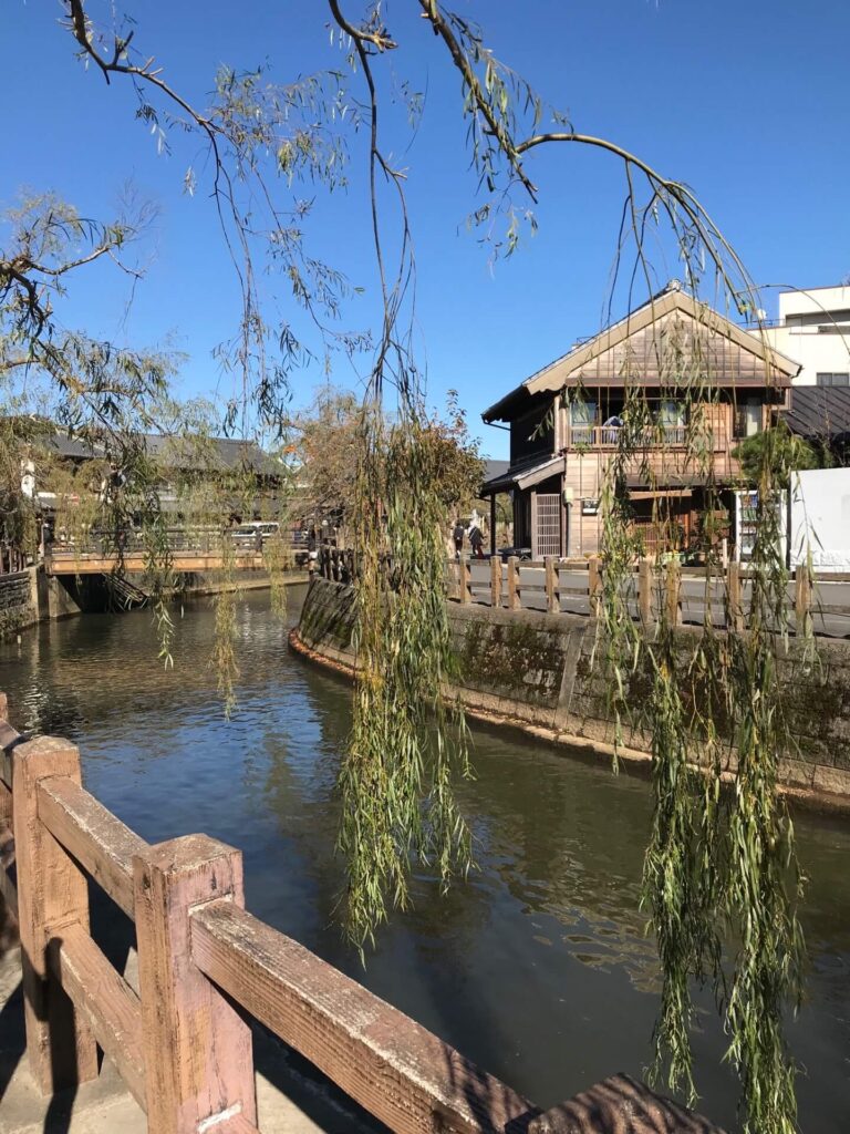 Traditional canal district in Sawara, Chiba, Japan