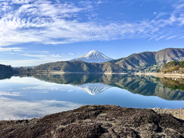 Mount Fuji viewed from Chureito Pagoda