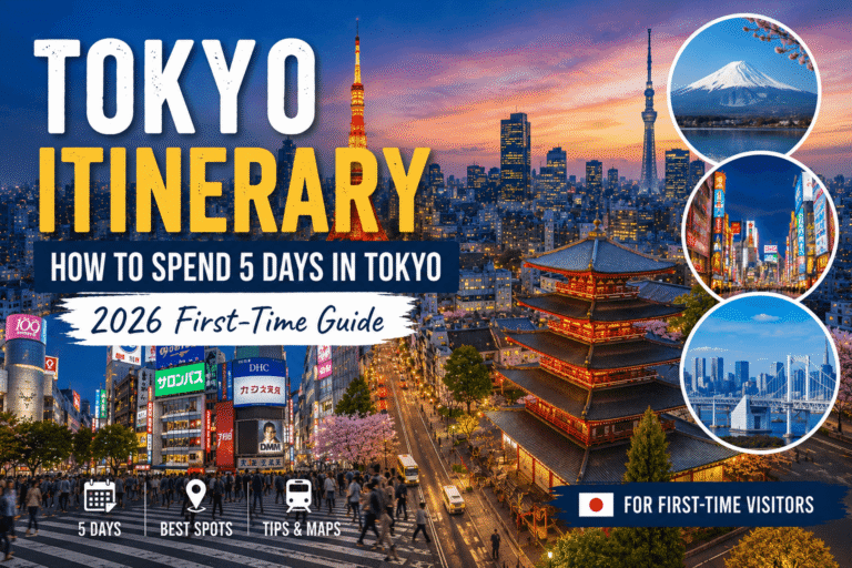 Tokyo Itinerary: How to Spend 5 Days in Tokyo (2026 First-Time Guide)